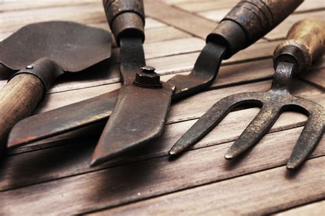 Some of our vintage garden tools. From thebrocante.co.uk Copper Garden Tool, Small Garden Tools ...