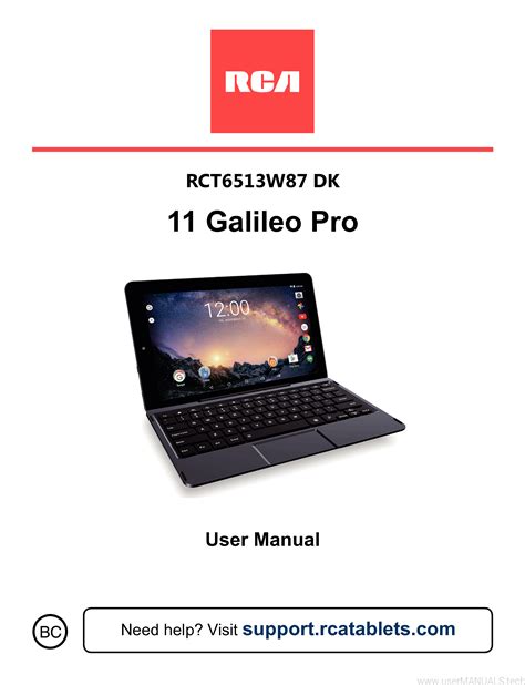 RCA Galileo Pro 115 Manual