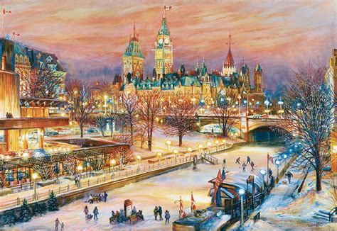 Ravensburger Ottawa Winterlude Festival 1000 Piece Puzzle