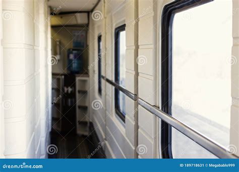 Interior with Windows of Talgo Train Carriage Stock Image - Image of ...