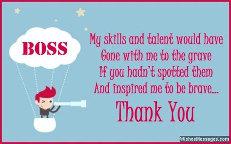 Thank You Notes for Boss: Messages and Quotes to Say Thanks | Thank you ...