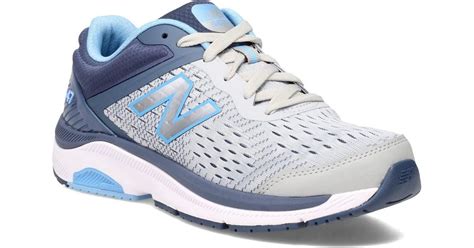 New Balance Synthetic Womens 847 V4 Walking Shoe in Blue | Lyst