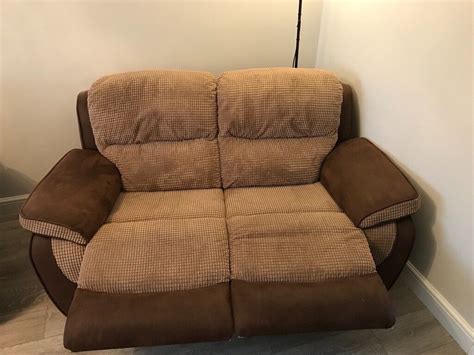 2x 2 Seater Suede Reclining Sofas | in Bournemouth, Dorset | Gumtree