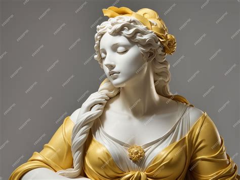 Premium AI Image | Aesthetic background of greek bust