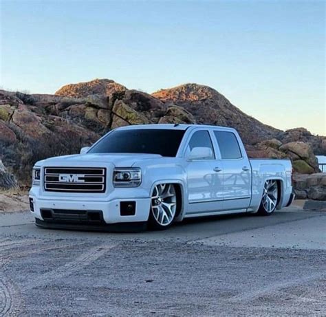 GMC Sierra crew cab.. | Dropped trucks, Gm trucks, Classic cars trucks