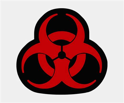 Red Biohazard Symbol Pack High Quality Images