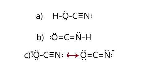 Cyanic acid, HOCN, and isocyanic acid, HNCO, dissolve in wat | Quizlet