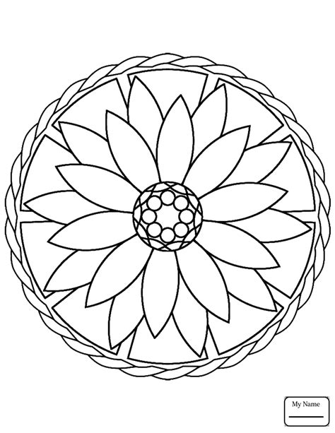 Easy Mandala Coloring Pages at GetColorings.com | Free printable colorings pages to print and color