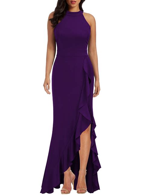 Purple Long Evening Dress – The Dress Shop