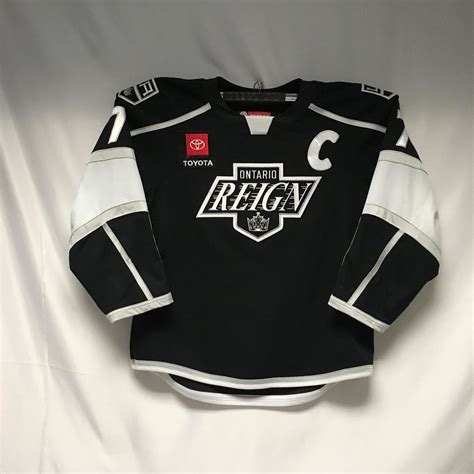 AHL Authentic - 2019-20 Ontario Reign Captains Jersey Worn by #7 Brett ...