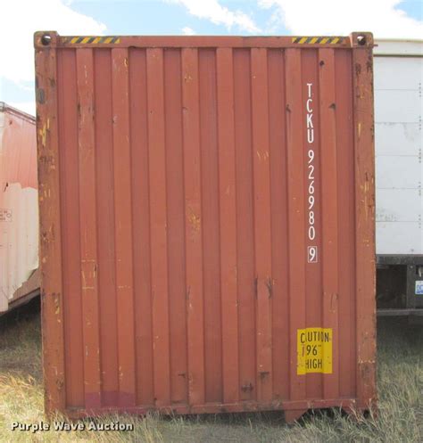 2003 Triton shipping container in Fort Pierre, SD | Item K3907 sold | Purple Wave