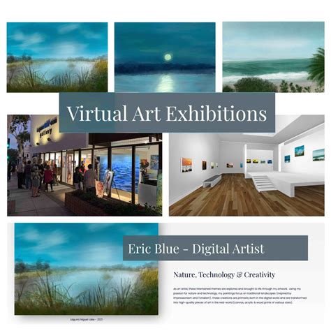 Announcement – Virtual Art Exhibitions – Eric Blue Art