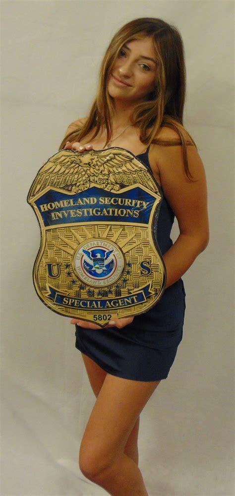 Homeland Security Investigations Special Agent Badge All Metal Sign. 13 ...