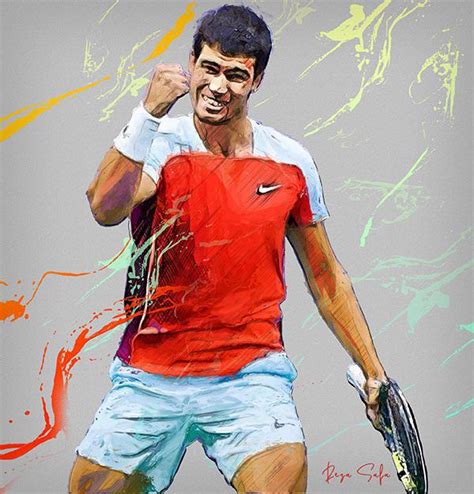 Carlos Alcaraz Art : r/tennis