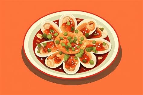 Shell food dish seafood. AI | Free Photo Illustration - rawpixel