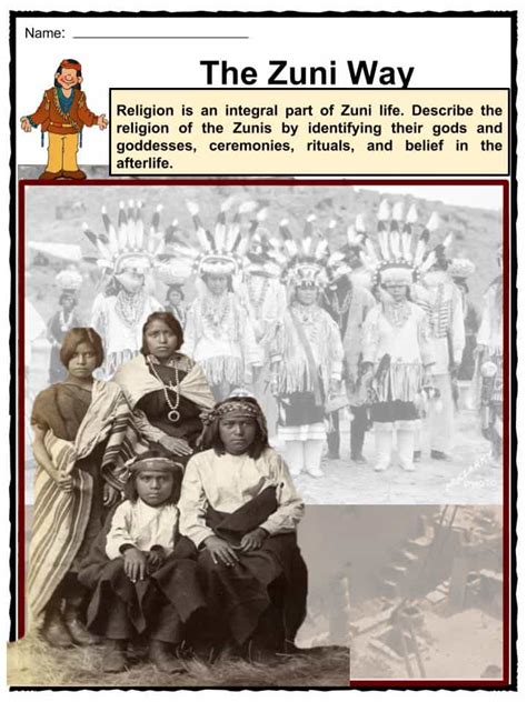 Zuni People Facts & Worksheets for Kids | People, Culture, Traditions