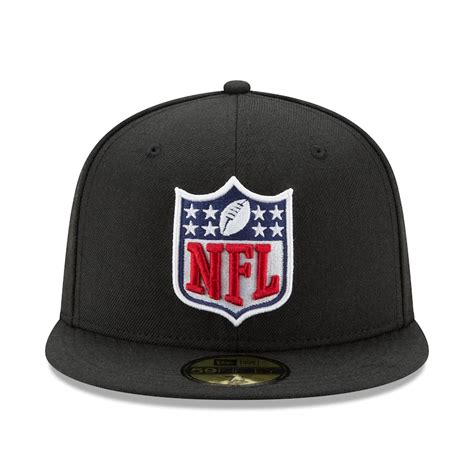 New Era 59Fifty NFL League Logo Fitted Hat Black - Billion Creation