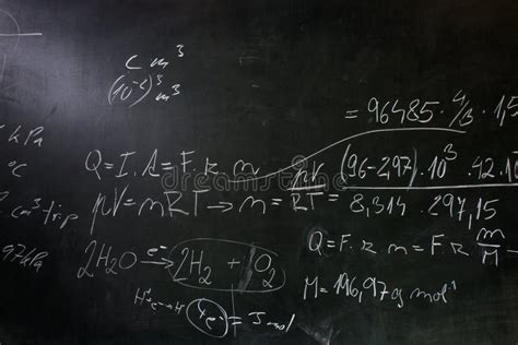 Blackboard/chalkboard during Math Class Stock Photo - Image of educate, closeup: 111674234