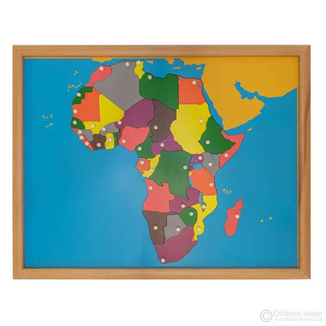 South Africa Puzzle Map - Childrens House Montessori Materials ...