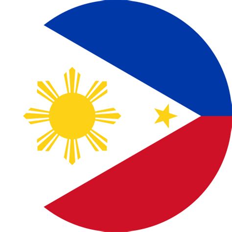 Printable Country Flag of the Philippines - Circle | Vector Country ...