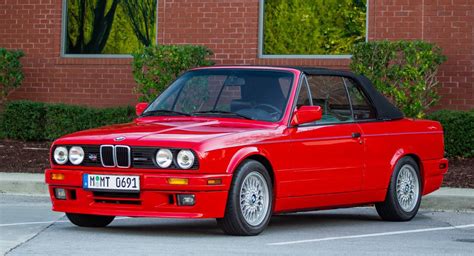 Live Out Your 90s Wall Street Broker Dreams With This Brilliant Red E30 ...