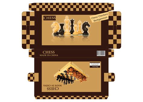 Chess box packaging on Behance