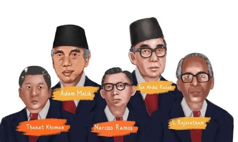 5 Tokoh Pendiri ASEAN dan Asal Negaranya, Lengkap!