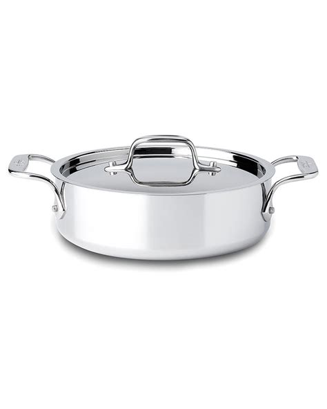 All Clad Stainless Steel Covered 2 Qt Saute Pan - Other Cookware