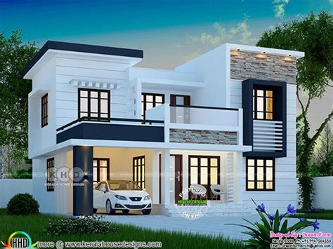 1748 square feet modern 4 bedroom house plan - Kerala home design and ...