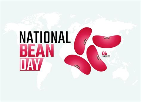 vector graphic of national bean day good for national bean day ...