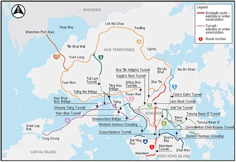 Hong Kong Bus Routes Maps Hong Kong Bus Sightseeing Map