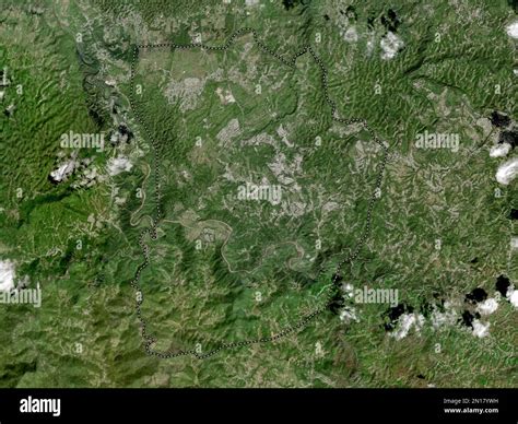 Morovis, municipality of Puerto Rico. High resolution satellite map ...