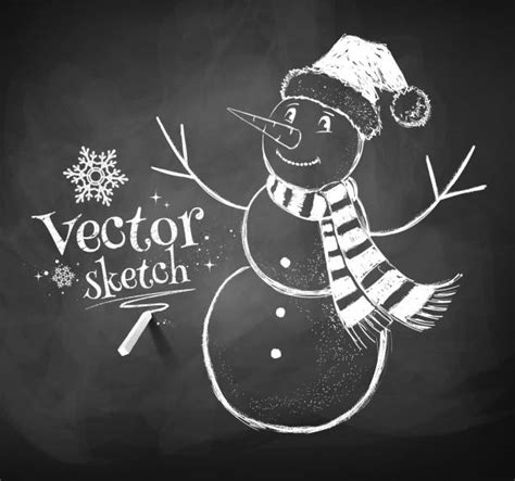 230+ Snowman Blackboard Chalk Drawing Chalk Stock Photos, Pictures & Royalty-Free Images - iStock