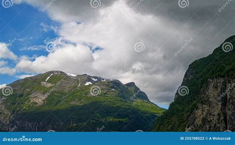 Norway Mountains and Fjords in North of Norway Stock Photo - Image of ...