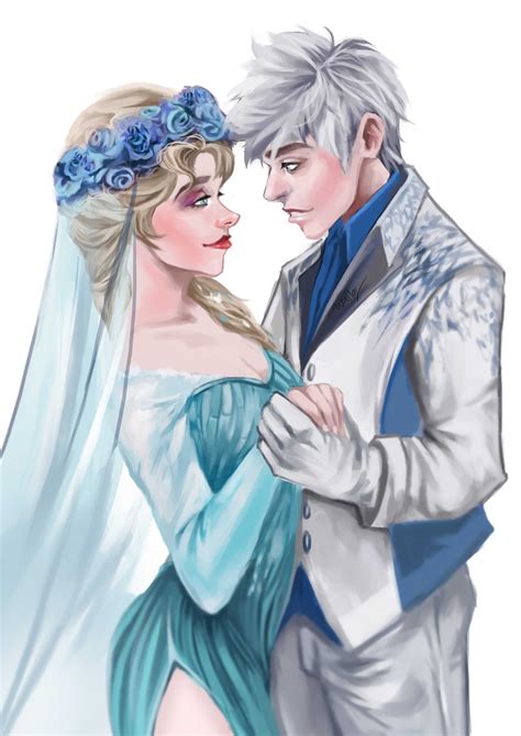 Jack Frost and Queen Elsa - Elsa & Jack Frost Photo (37545961) - Fanpop