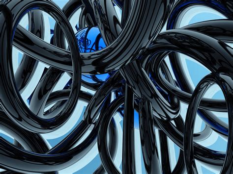 Black And Blue Abstract Wallpaper - WallpaperSafari