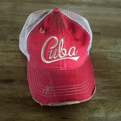 Vintage Cuba Baseball Hat by HabanaBrandClothing on Etsy