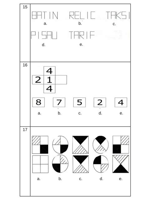 100 Contoh Soal Psikotes dan Jawabannya (Lengkap)