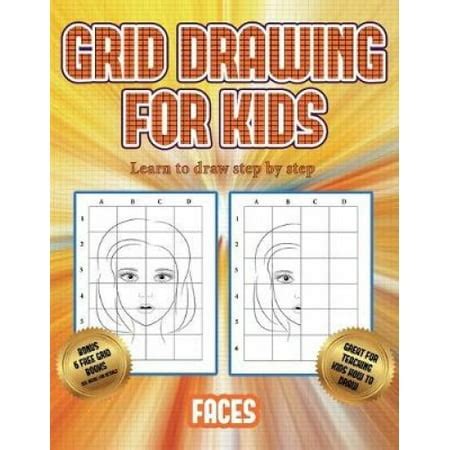 Learn to draw step by step (Grid drawing for kids - Faces) | Walmart Canada