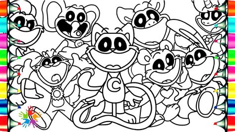 Smiling Critters New Coloring Pages / Coloring Poppy Playtime Chapter 3 / NCS Music | Mermaid ...