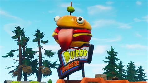 Fortnite’s new skins include the Durr Burger, a sushi chef, and The Stig