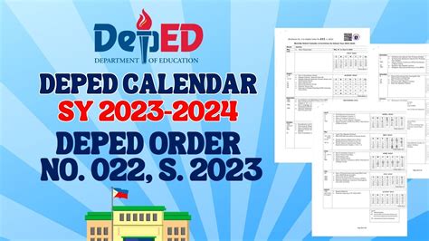 DepEd Releases Official Calendar For School Year 2023-2024, 51% OFF