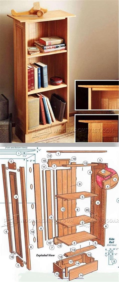 Build Your Own Bookcase Plans | Woodworking furniture plans, Bookcase ...