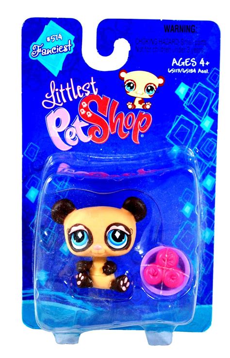 Hasbro Year 2007 Littlest Pet Shop Single Pack "Fanciest" Series Bobble Head Pet - Action Figures