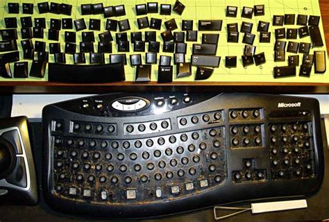 Microsoft Comfort Curve Keyboard Cleaning Redux – The Smell of Molten ...