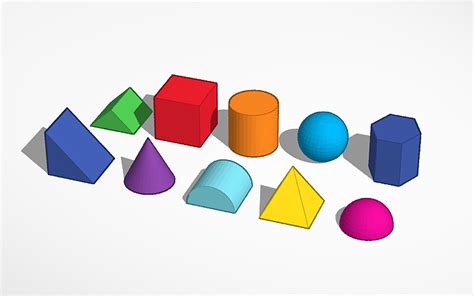 3D design SHAPES MADE OF CUBES! - Tinkercad