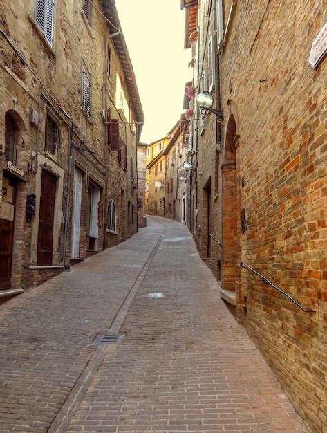 Premium Photo | Urbino architecture of old city