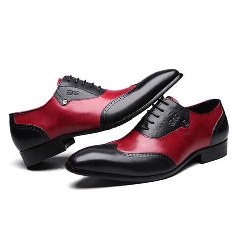 FELIX-CHU-Modern-Gentlemen-Formal-Oxfords-Genuine-Leather-Mens-Wedding ...