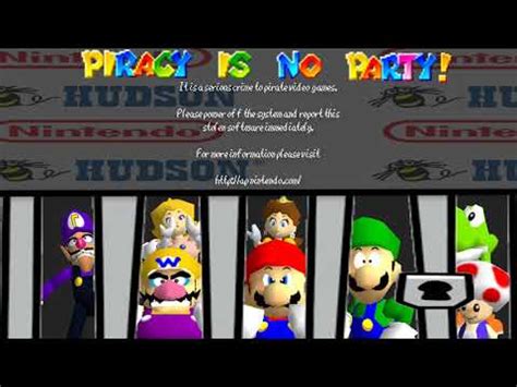 Mario Party DS Anti Piracy Screen Music - Sm64 Soundfont - YouTube