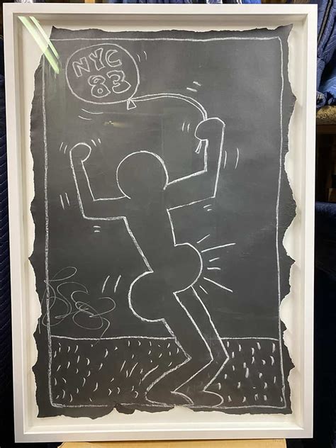 Keith Haring, Untitled (Subway Drawing), c. 1980-1985, Chalk (S)